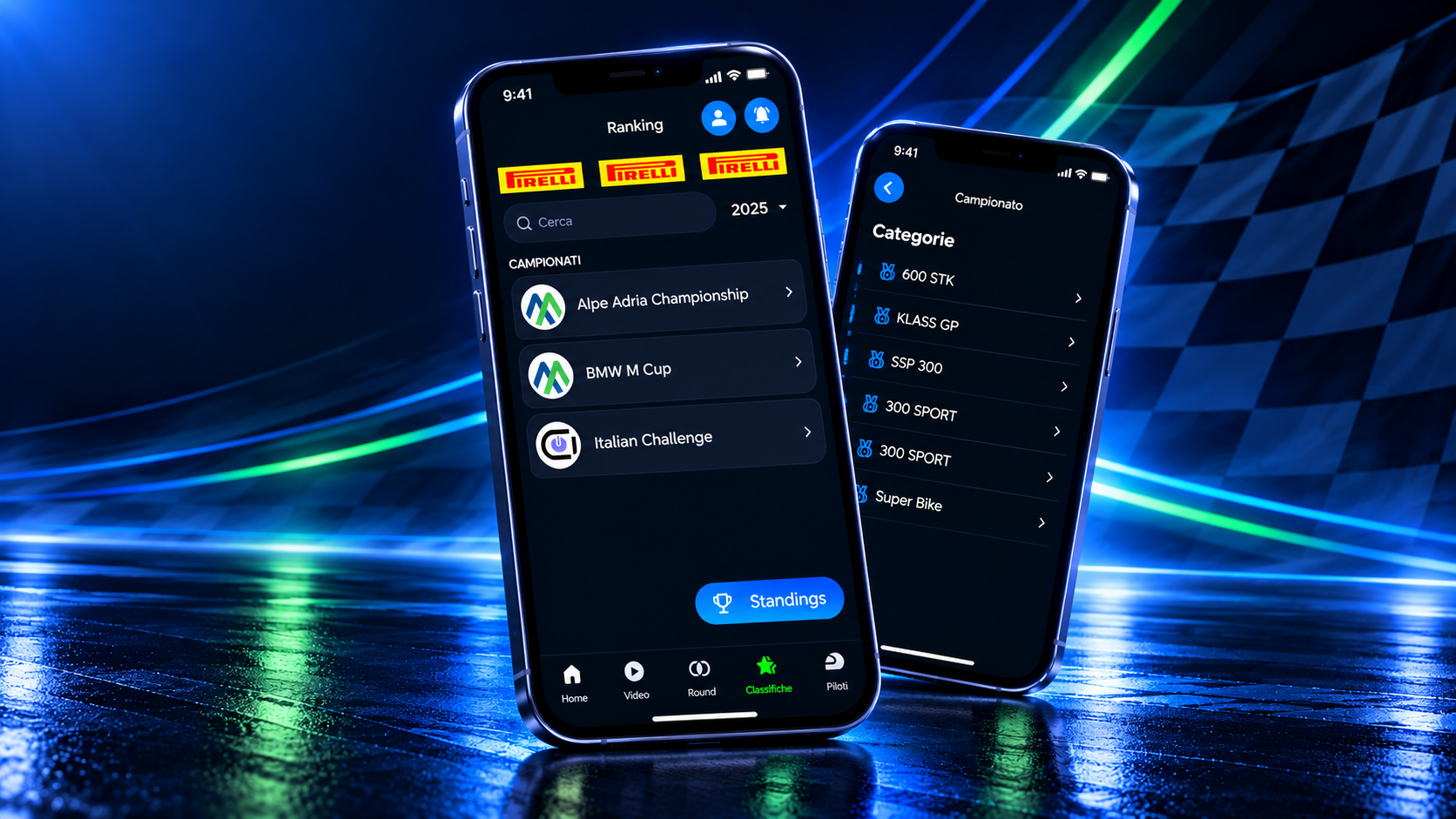 AAIMC championship calendar in the mobile app